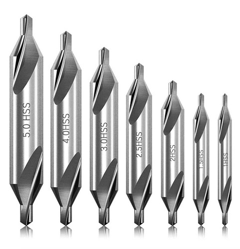 Teiliges zentrierbohrer set - 7-teiliges, zentrierbohrer-set
