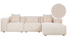 Modernes Ecksofa in Beige mit