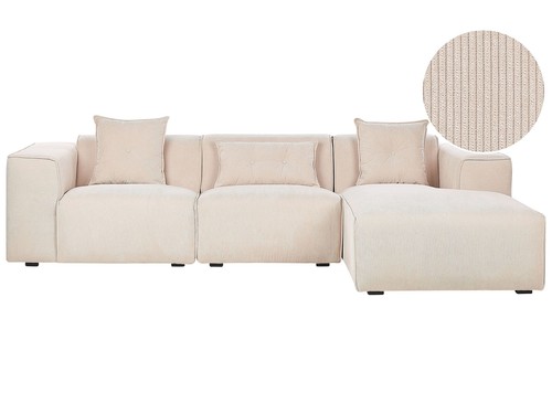 Modernes ecksofa beige mit - modernes, in