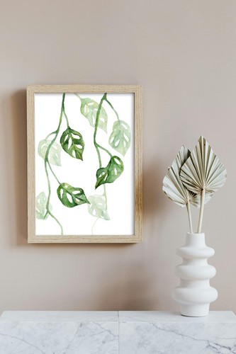 Monsteran monkey kunstdruck - monsteran,