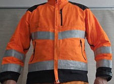 ** PFANNER Warnschutz Jacke * gut eingetragen **