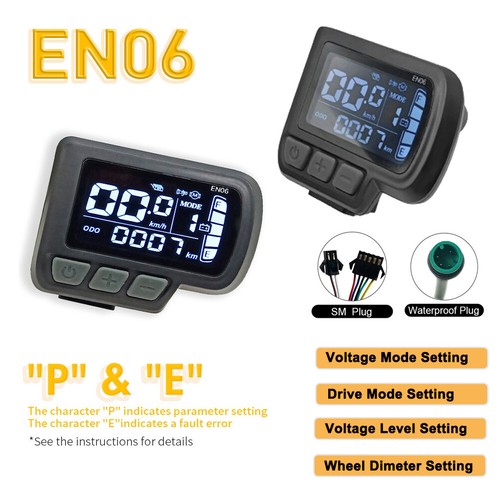 Bike en06 lcd display - e-bike,