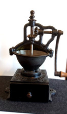 Antike 19.Jh Peugeot freres patentes S.G.D.G Französisch Kaffeemühle sehr selten