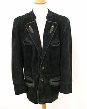 Grünten Trachten Sakko Jacket Grösse 54 Velourleder G786