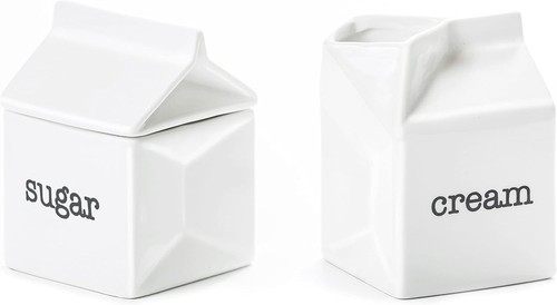 Zuckerdose und milchkännchen - zuckerdose,