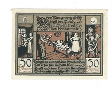 Notgeld - Quedlinburg - Musikantenserie zur 1000-Jahr-Feier -50 Pf-1922 - Bild 1