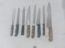 Profi-Fleischermesser-Set, 8-teilig , mit  Tranchiergabel 