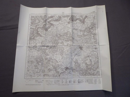 Landkarte meßtischblatt 7424 - landkarte,