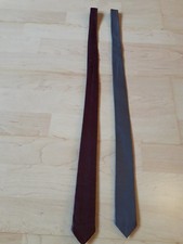 Herren Leder-krawatten-2er-Set