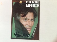 Autogrammkarte Pierre Brice Original Unterschrift 