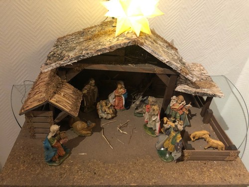 Weihnachtskrippe komplett - weihnachtskrippe,