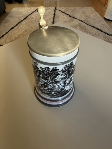 Bmf bierseidel mit zinndeckel - bierseidel,