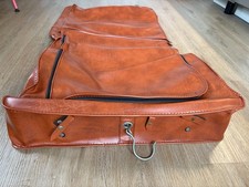 Neuer großer edler Kleidersack, Anzugshülle aus Kunstleder, Retro ca. 1970