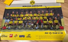 Borussia Dortmund Poster 1997/1998 ORIGINAL Autogramme!! Champions League Sieger