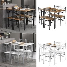 Woltu Esstisch mit 4 Stühle