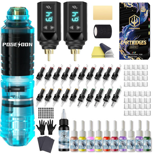 Akku rotary tattoo kit 20 - tattoo, kit,