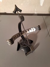 Schmiedeeisen Sonnenuhr 23,5x20x18cm