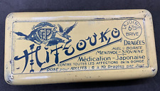 alte Blechdose Apotheke Menthol-Dragées MITSOUKO jap. Medikation Halskrankheiten