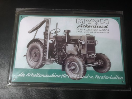 Blechschild schild 20x30 man - blechschild,
