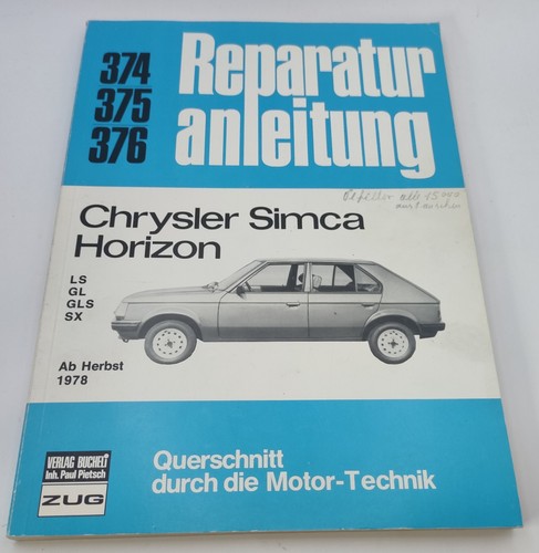 Reparaturanleitung 374 375 - , 376
