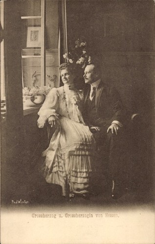 Großherzog ernst ludwig - ak,
