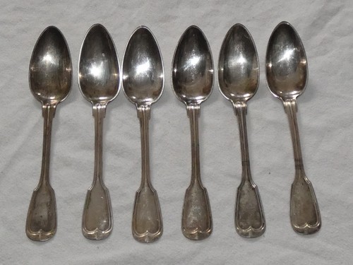 Alte löffel lot silber - 6, 12