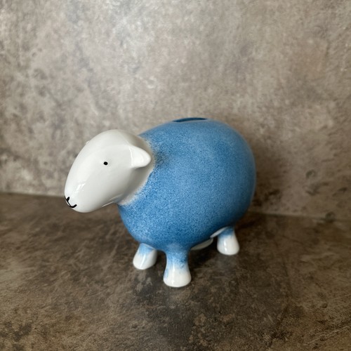 Herdy schaf keramik blau - schaf,