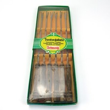 6 Scheunig Fonduegabeln Holz