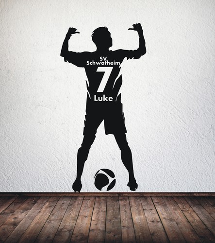 Wandtattoo fussballer - *, *