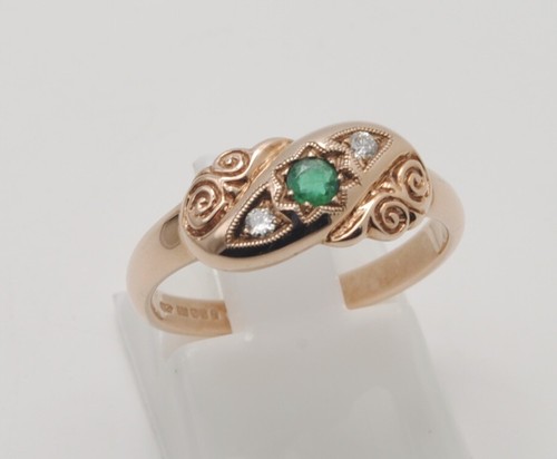 Ring karat kt rotgold - 9, 9