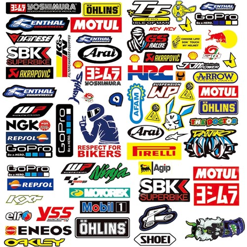 Teiliges sticker motorrad - 90-teiliges,