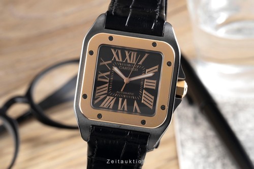 Cartier santos 100 stahl - 100,
