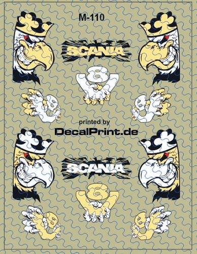 Decals satz scania greif - decals, 1