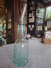 Alte Ölflasche aus Glas, BP aus Werkstatt/Tankstellen Auflösung sehr selten TOP!