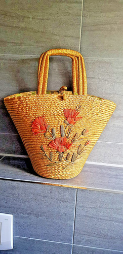 Vintage korbtasche - vintage,