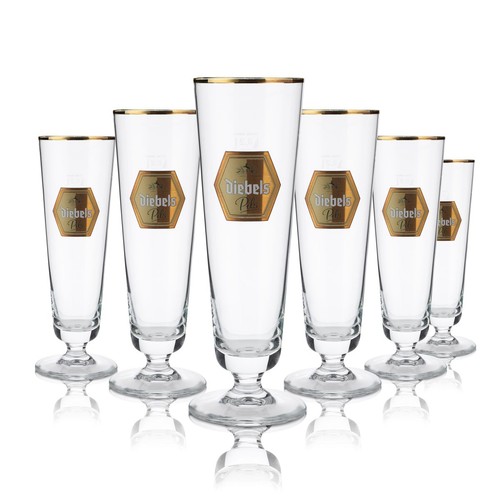 Diebels bierglas 2l - 6x,