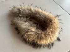 Bogner Pelzkragen Echtpelz Kapuzenfell für Kapuze Fur Chin. Waschbär Raccoon