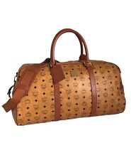 MCM Tasche Reisetasche Weekender Koffer  Keepall Crossbody Groß Vintage cognac