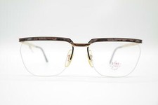 Vintage Sting 5031 Schwaz Gold Mehrfarbig halbrand Brille Brillengestell NOS