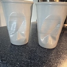 2er Set Porzellan Knickbecher