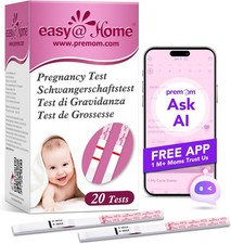 Easy@Home 20 x Schwangerschaftstest Frühtest 10 miu/ml - Empfindliches und 