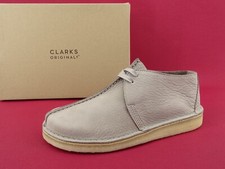 CLARKS Originals DESERT TREK Sportlicher Schnürer Schuhe Halbschuhe Grau Gr. 42