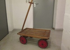 alter Holz Leiterwagen massiv
