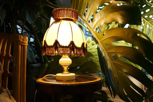 Vintage tischlampe - tischlampe, /