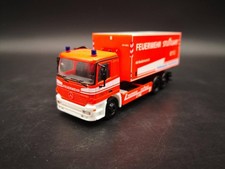 Herpa MB Actros MP1 Feuerwehr Stuttgart AB Bevölkerungschutz *Vi980-2-1064
