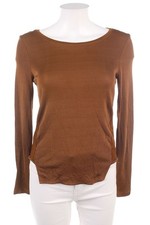 ZARA Longsleeve-Shirt S Braun #8796