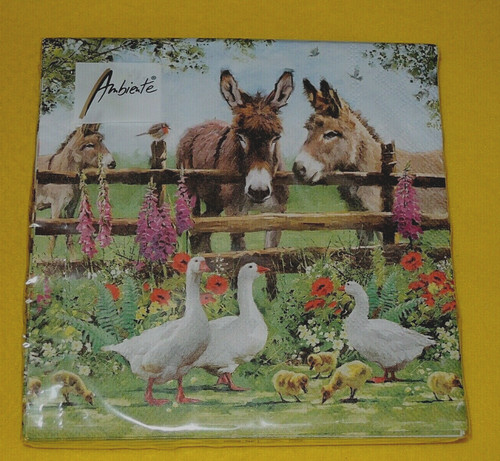 Servietten esel gänse - 20,