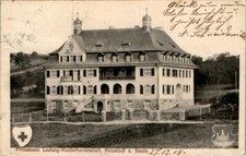 AK GRUSS AUS BAD NEUSTADT RÖHN GRABFELD UNTERFRANKEN PR. LUDWIG KINDERHEILANST.