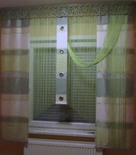 Gardine, Schiebevorhang,Fadenvorhang,Schiebegardine, Küchengardine,Vorhang Neu