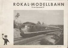 ROKAL Katalog 1954 Oktober Spurweit TT 12mm. 1:120 Modellbahn Katalog D aa
